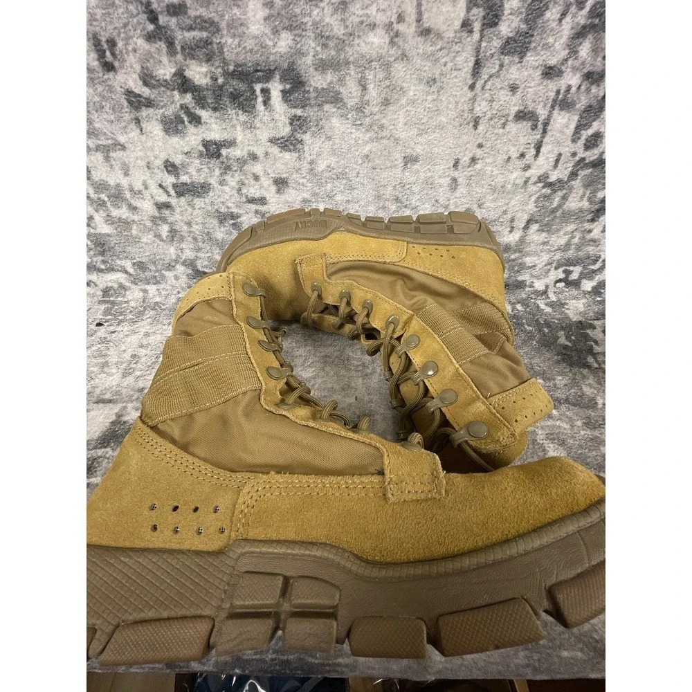 Rocky C4T Tactical Boots Mens Size 5 Tan‎ Lightweight Military Trainer Hiking